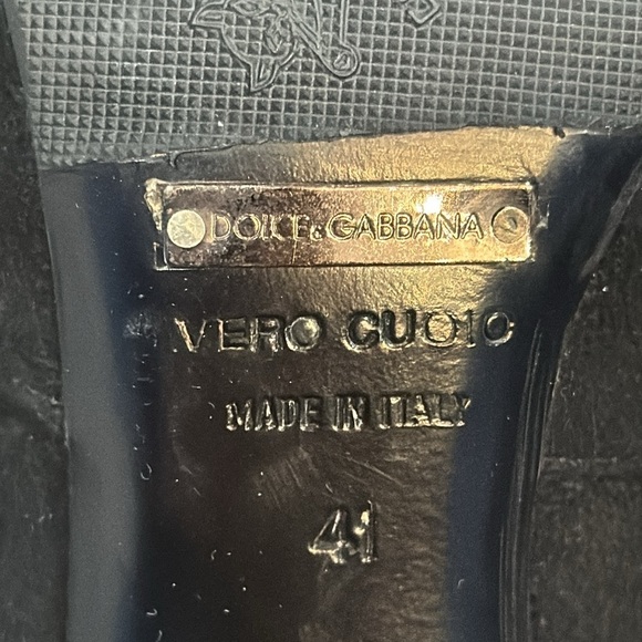 Dolce & Gabbana Women’s Black Suede Pumps Size 41/11 - Picture 6 of 6